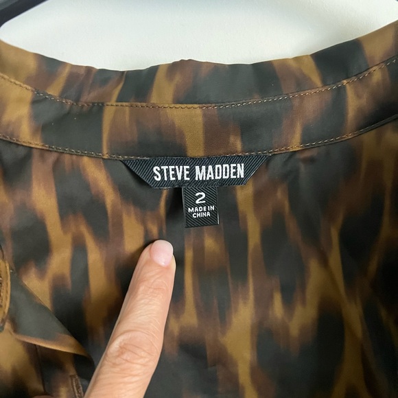 TORI DRESS LEOPARD Steve Madden size 2 never worn - Picture 2 of 3